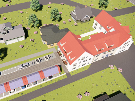 Neubauprojekt Walldorf - Lage klein
