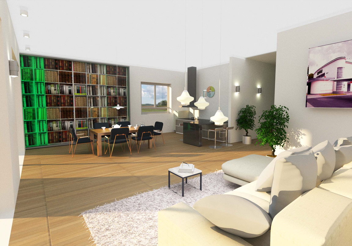 Neubauprojekt Sofienstraße Nussloch - Visualisierung