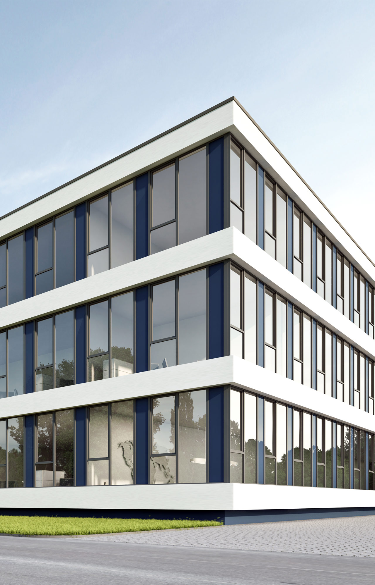 Gewerbeimmobilien - Firmengebäude Außenansicht