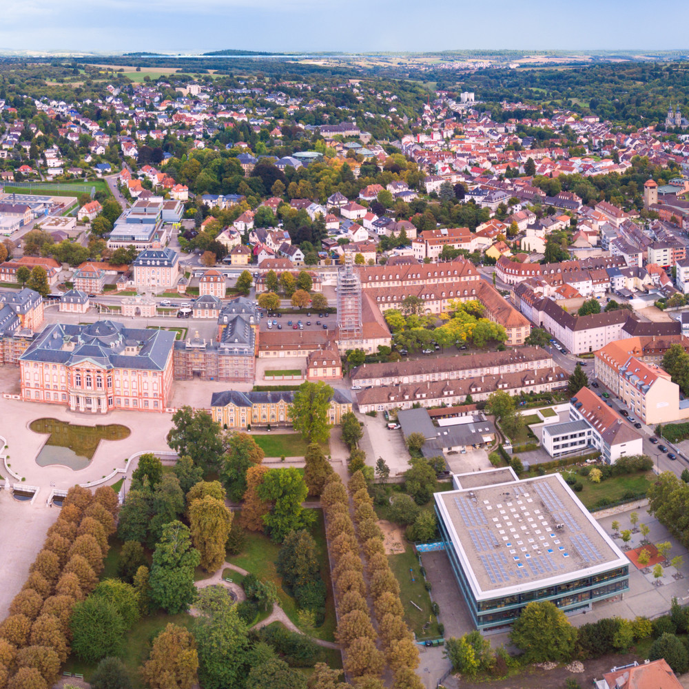Stadt Bruchsal Vogelperspektive