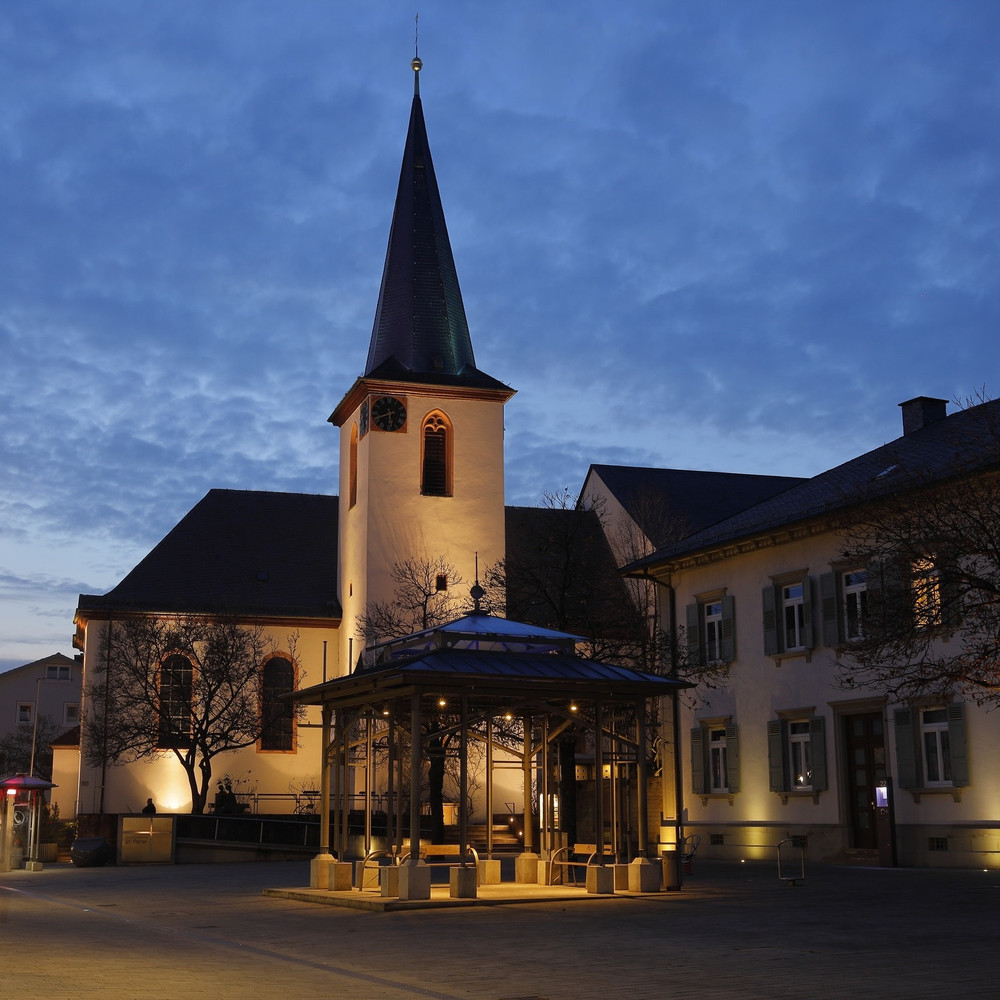 Stadt Walldorf Hauptstraße Kirche
